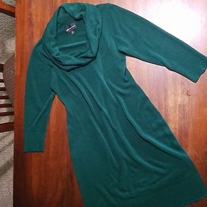 Dark green Sweater Dress XL